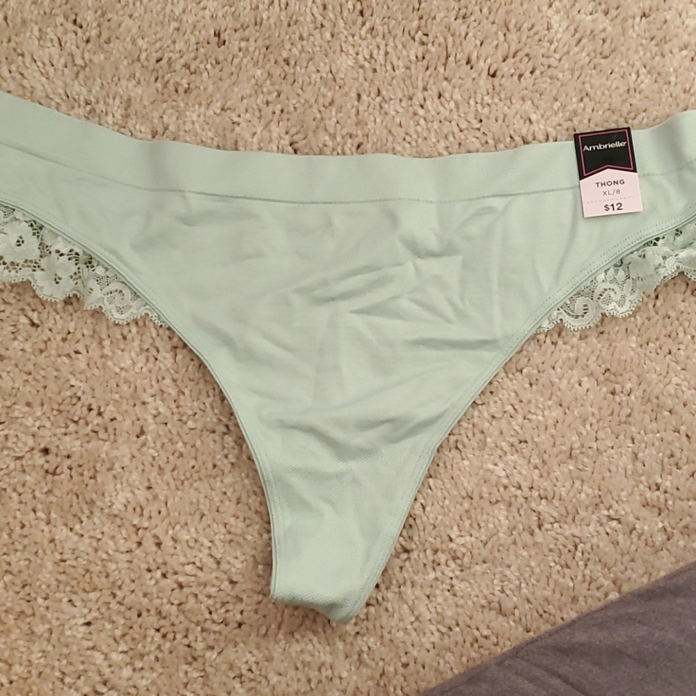 Blue thong